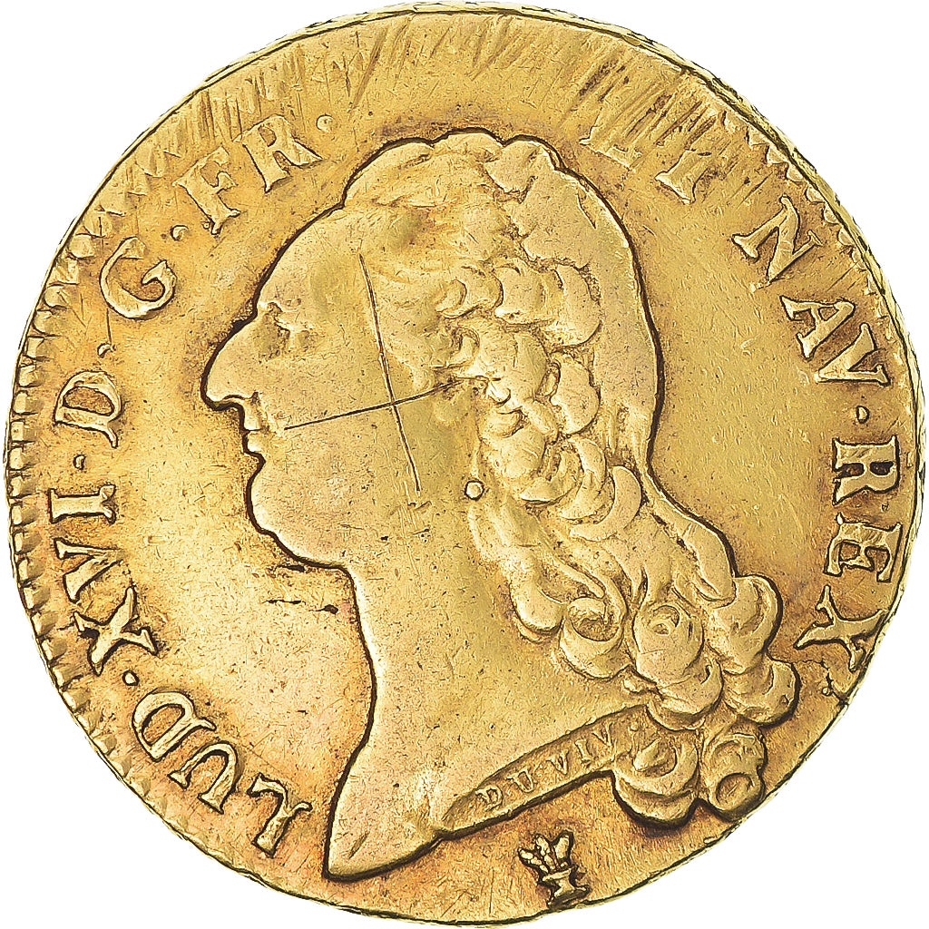 France, Louis XVI, Double Louis d'or à la tête nue, 1786, Limoges, Gold