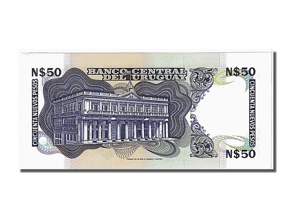 Banknote, Uruguay, 50 Nuevos Pesos, 1989, UNC(65-70)