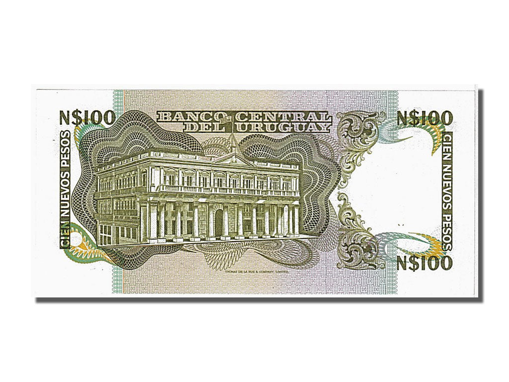 Banknote, Uruguay, 100 Nuevos Pesos, 1987, UNC(65-70)