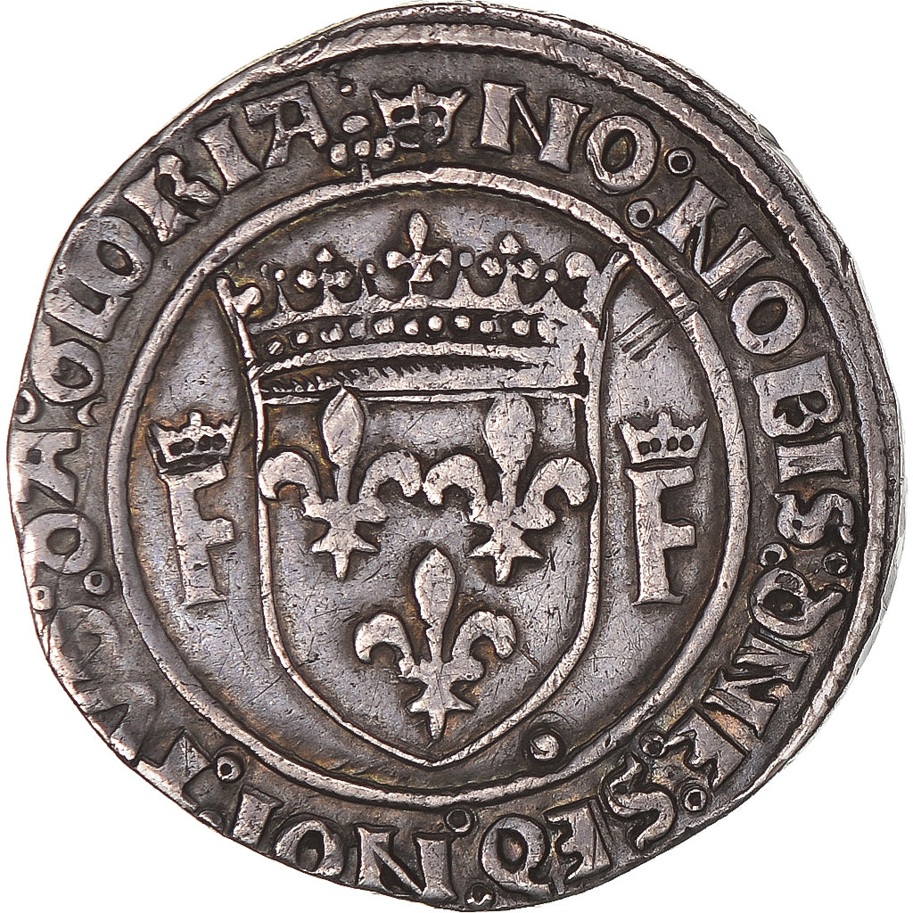 Monnaie, France, François Ier, Teston, 1515-1547, Lyon, TB+, Argent