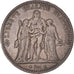Coin, France, Hercule, 5 Francs, 1875, Paris, AU(50-53), Silver, KM:820.1