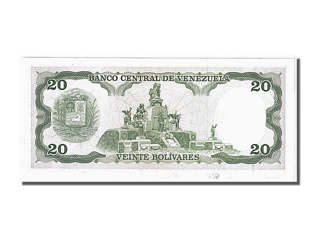 Banknote, Venezuela, 20 Bolivares, 1989, 1989-09-07, UNC(65-70)