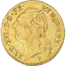 France, Louis XVI, Louis d'or à la tête nue, 1786, Strasbourg, Gold