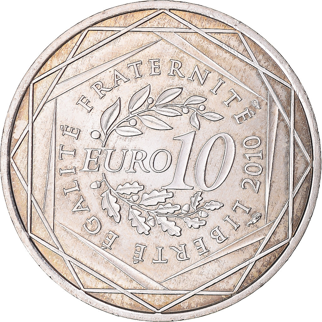 France, Monnaie de Paris, 10 Euro, 2010, Paris, AU(55-58), Silver