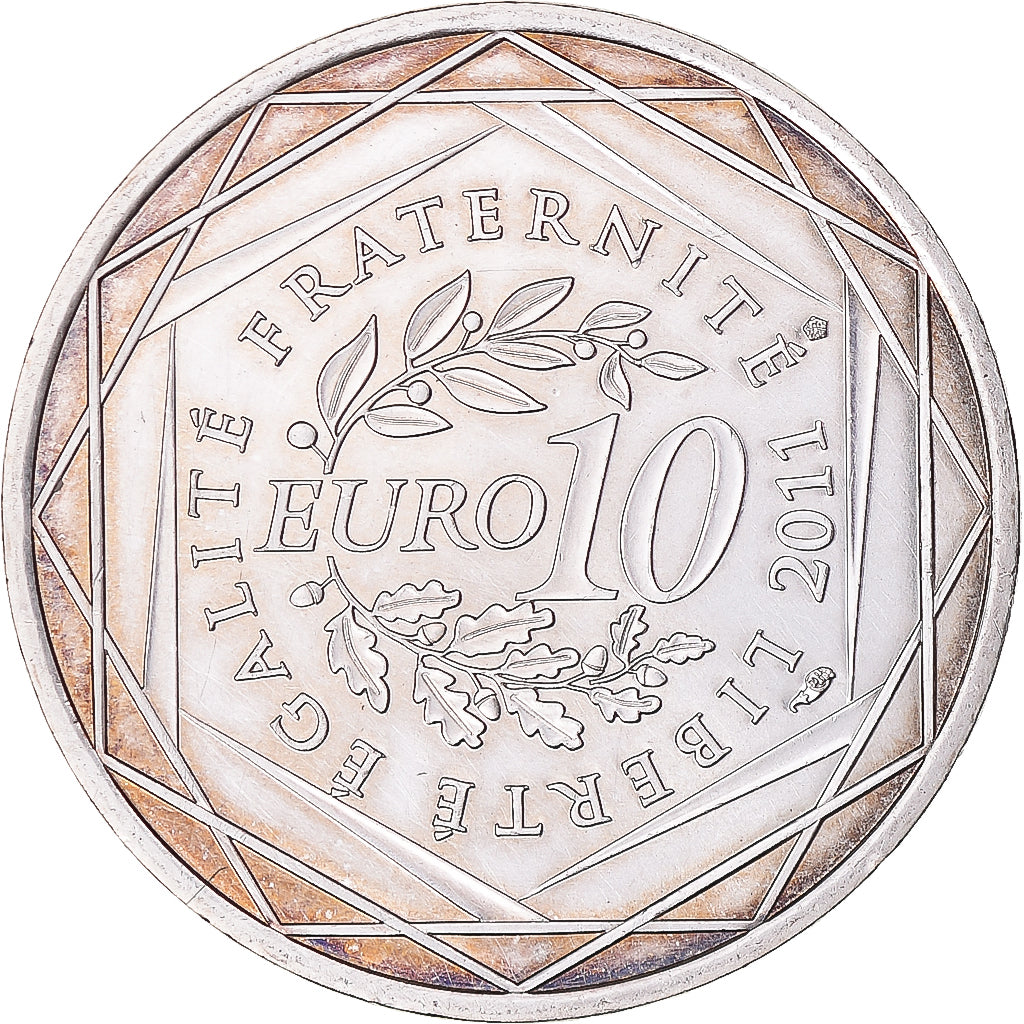 France, Monnaie de Paris, 10 Euro, 2011, Paris, AU(55-58), Silver