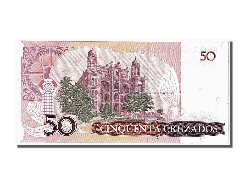 Banknote, Brazil, 50 Cruzados, 1986, UNC(65-70)