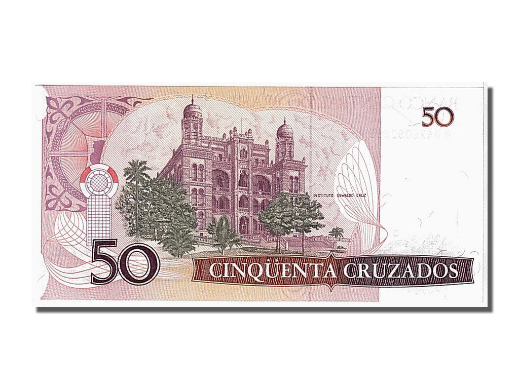 Banknote, Brazil, 50 Cruzados, 1986, UNC(65-70)