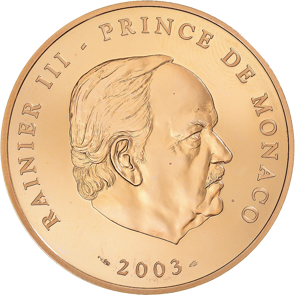 Monaco, Rainier III, 100 Euro, Proof, 2003, MDP, Goud, FDC, Gadoury:MC183