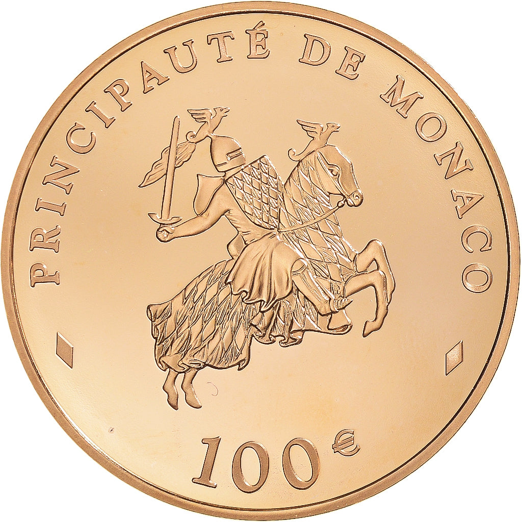 Monaco, Rainier III, 100 Euro, Proof, 2003, MDP, Goud, FDC, Gadoury:MC183