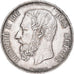 Moneta, Belgia, Leopold II, 5 Francs, 5 Frank, 1875, EF(40-45), Srebro, KM:24