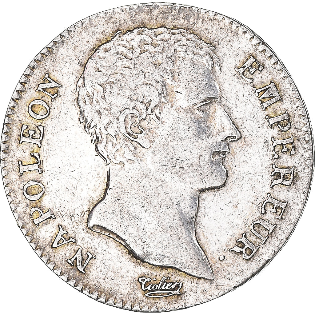 Münze, Frankreich, Napoléon I, Franc, AN 13 3/2, Paris, SS+, Silber, KM:656.1