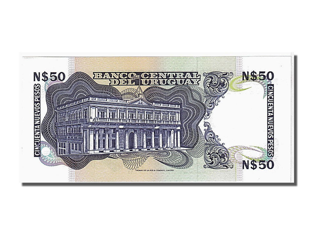 Banknote, Uruguay, 50 Nuevos Pesos, 1989, UNC(65-70)