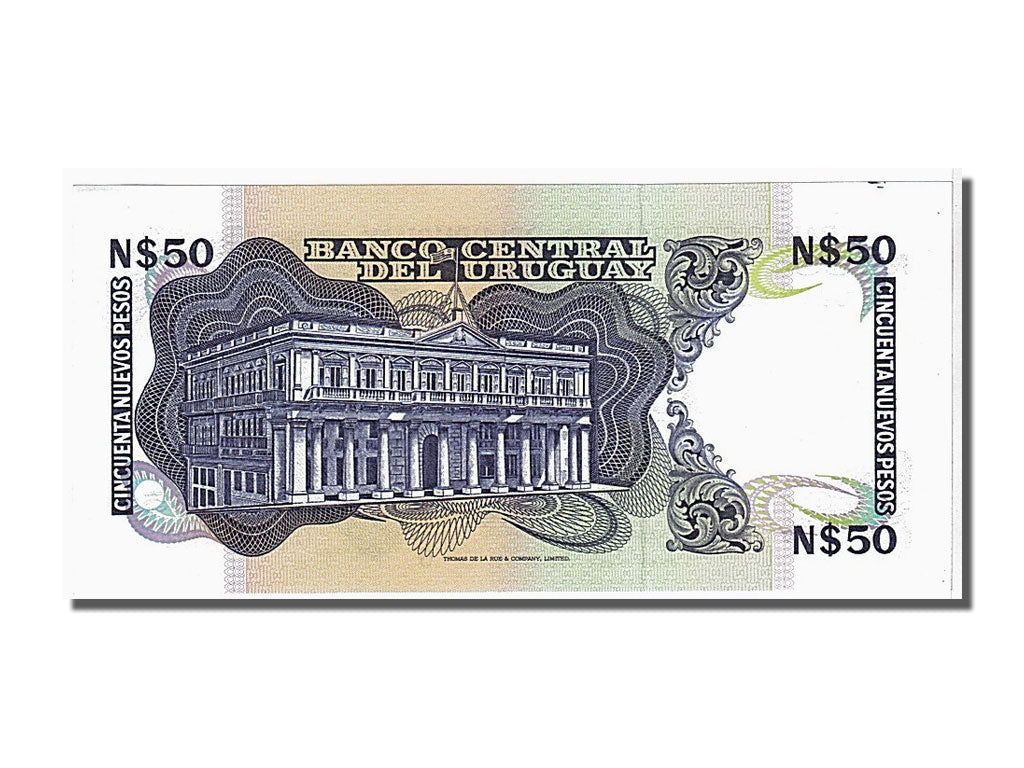 Banknote, Uruguay, 50 Nuevos Pesos, 1989, UNC(65-70)