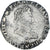 Munten, Frankrijk, Henri IV, 1/2 Franc, 1602, Montpellier, Rare, FR+, Zilver