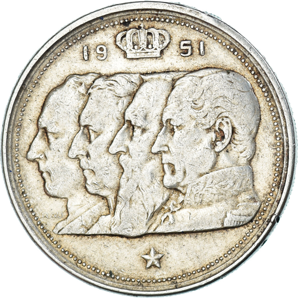 Monnaie, Belgique, Régence Prince Charles, 100 Francs, 100 Frank, 1951
