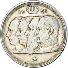 Monnaie, Belgique, Régence Prince Charles, 100 Francs, 100 Frank, 1951