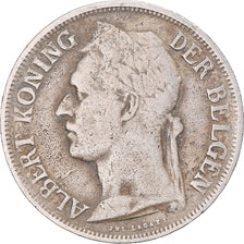 Coin, Belgian Congo, Albert I, Franc, 1924, VF(30-35), Copper-nickel, KM:21