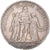 Coin, France, Hercule, 5 Francs, 1878, Bordeaux, AU(50-53), Silver, KM:820.2