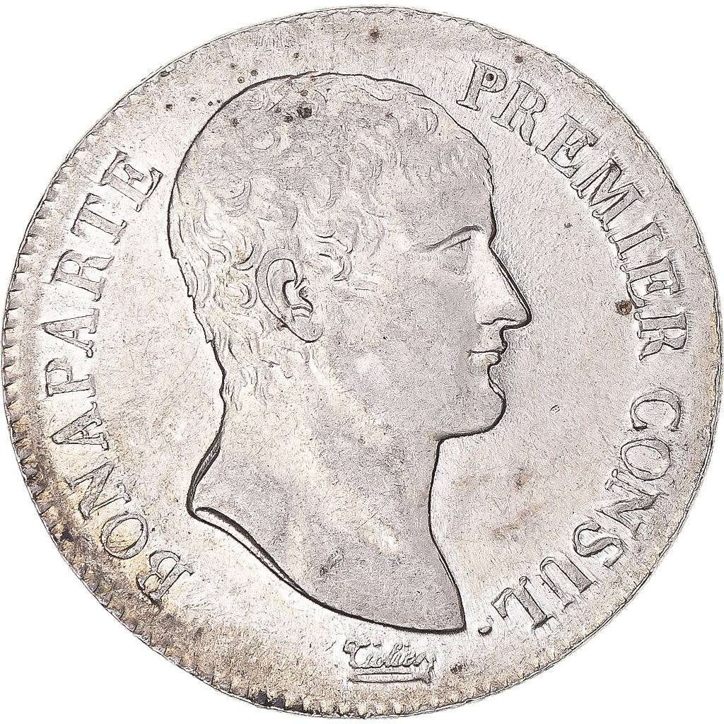 Coin, France, Napoléon I, 5 Francs, An 12 (1804), Toulouse, AU(55-58), Silver