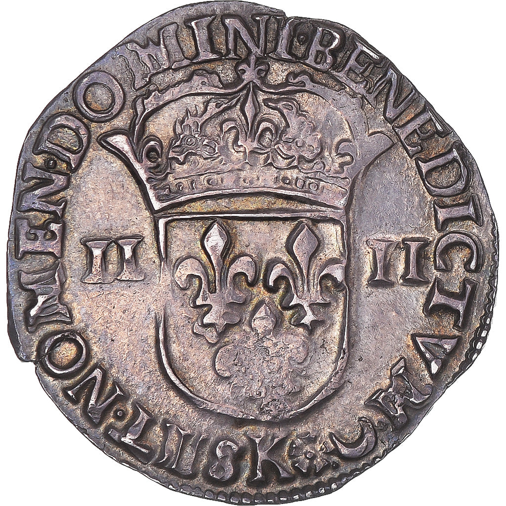 Coin, France, Louis XIV, 1/4 Ecu, frappé au marteau, 1643, Bordeaux, AU(55-58)