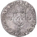 Moeda, França, Henri II, Douzain aux croissants, 1553, Rennes, EF(40-45)