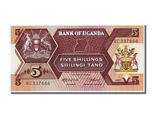 Banknot, Uganda, 5 Shillings, 1987, UNC(65-70)