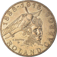 Munten, Frankrijk, Roland Garros, 10 Francs, 1988, Tranche B, ZF+