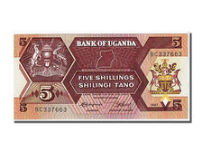 Banconote, Uganda, 5 Shillings, 1987, FDS