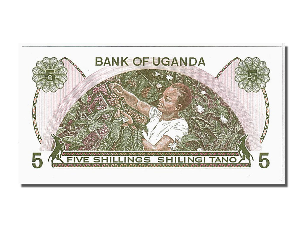Banknot, Uganda, 5 Shillings, 1982, UNC(65-70)