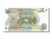 Geldschein, Uganda, 5 Shillings, 1982, UNZ