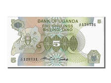 Banknote, Uganda, 5 Shillings, 1982, UNC(65-70)