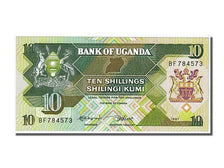 Banconote, Uganda, 10 Shillings, 1987, FDS