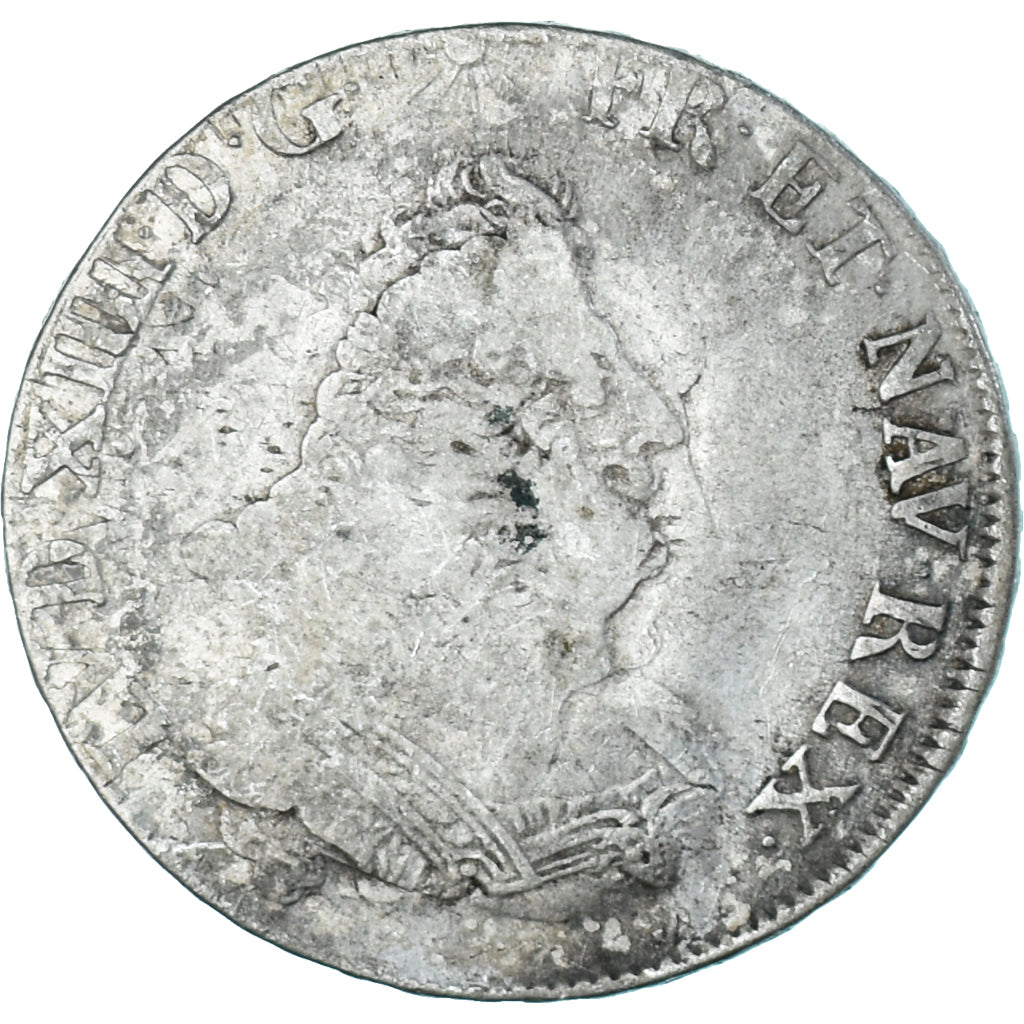 Moneta, Francia, Louis XIV, 1/2 Ecu de Flandre aux palmes, 1694, Lille, MB