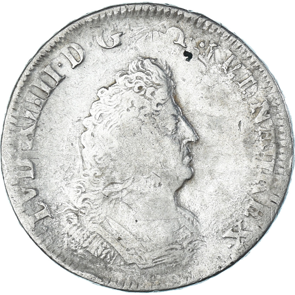 Coin, France, Louis XIV, 1/2 Écu de Flandre aux palmes, 1/2 Ecu, 1694, Lille