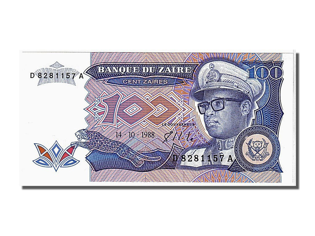 Banknote, Zaire, 100 Zaïres, 1988, 1988-10-14, UNC(65-70)