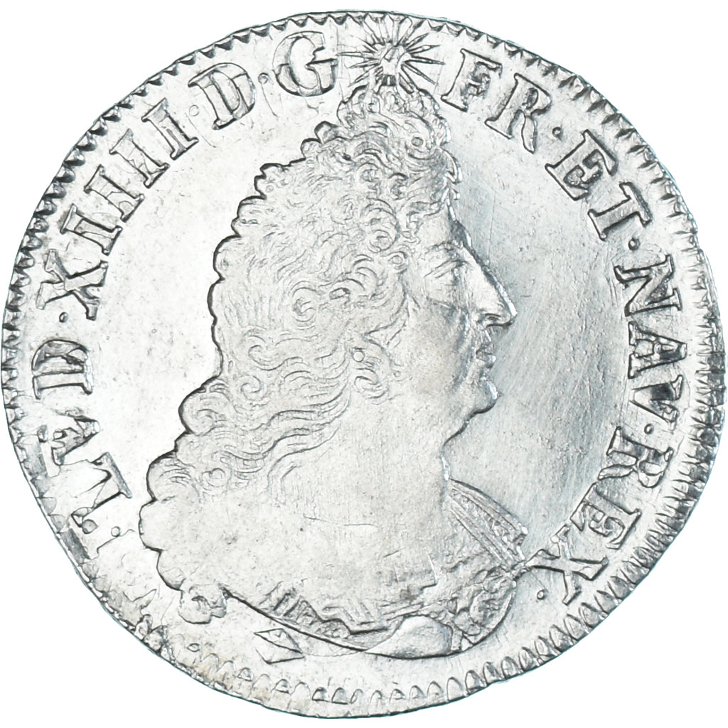 Monnaie, France, Louis XIV, 36 Sols 6 deniers de Strasbourg aux 8 L 2e type, 1/2