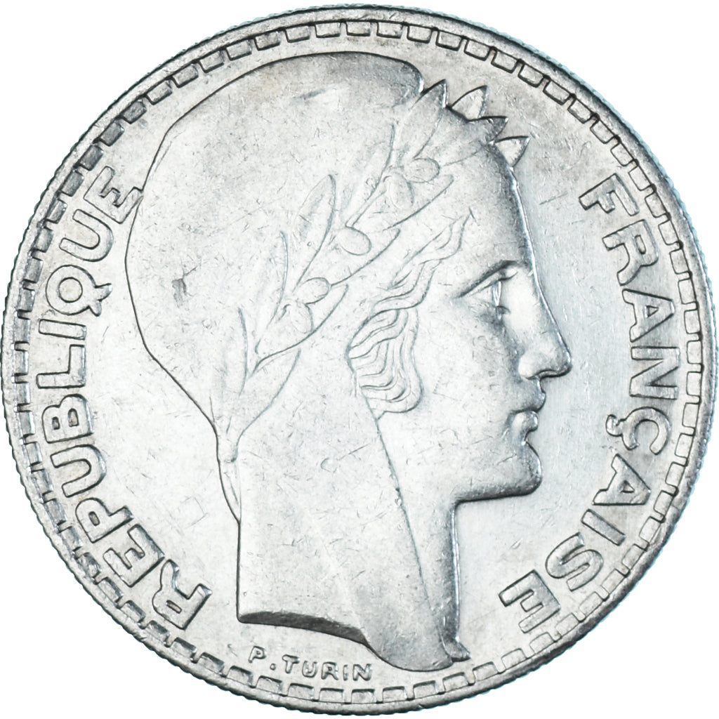 Coin, France, Turin, 20 Francs, 1933, Paris, Rameaux longs, AU(50-53), Silver