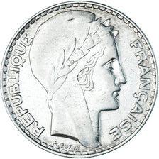 Coin, France, Turin, 20 Francs, 1933, Paris, Rameaux longs, AU(50-53), Silver