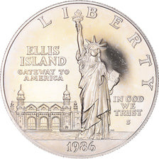 United States, Dollar, Statue de la Liberté, 1986, U.S. Mint, Proof, Silver