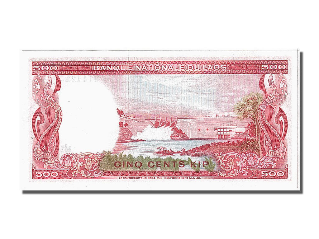Geldschein, Lao, 500 Kip, 1974, UNZ
