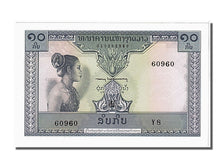 Banknote, Lao, 10 Kip, 1962, UNC(65-70)