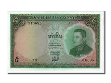 Banknote, Lao, 5 Kip, 1962, UNC(65-70)