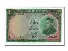 Geldschein, Lao, 5 Kip, 1962, UNZ