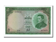 Geldschein, Lao, 5 Kip, 1962, UNZ