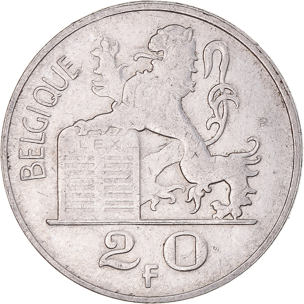 Moneda, Bélgica, Régence Prince Charles, 20 Francs, 20 Frank, 1949, Brussels