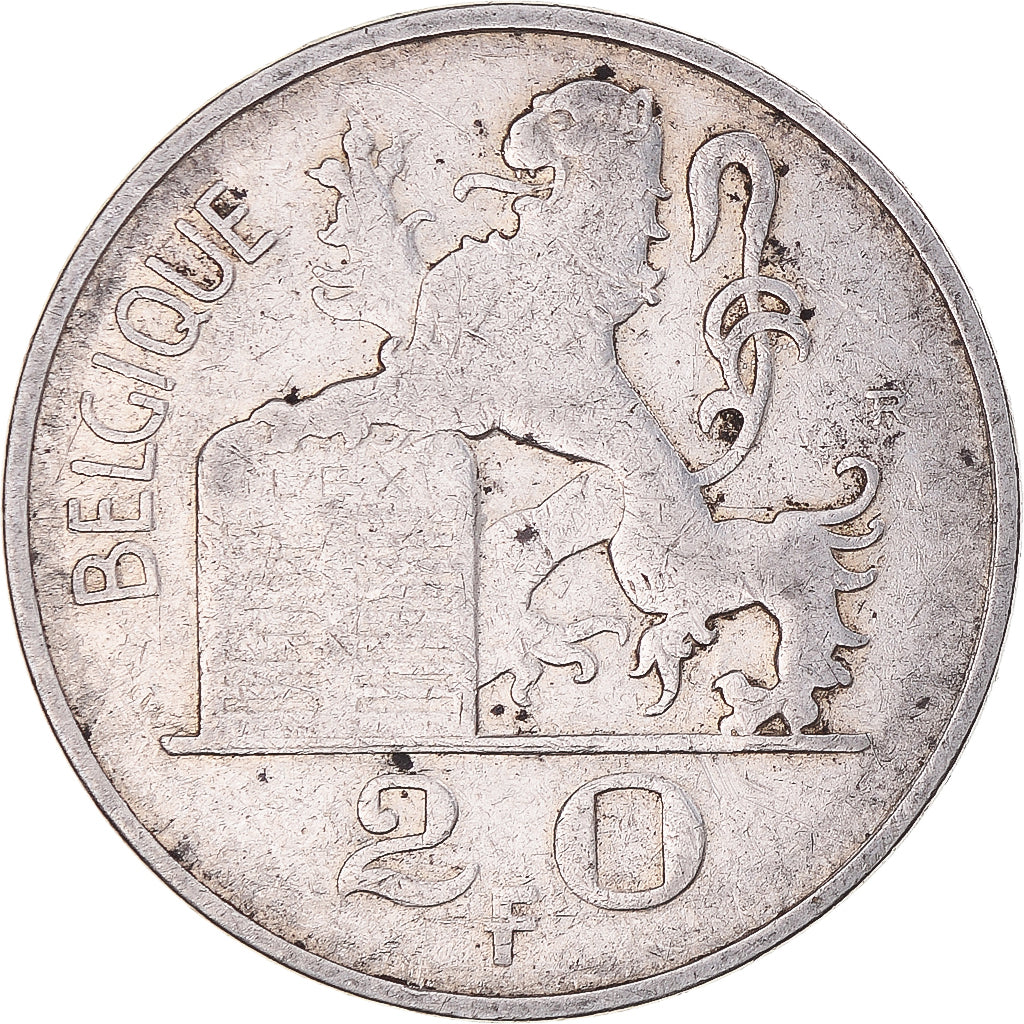 Moneda, Bélgica, Régence Prince Charles, 20 Francs, 20 Frank, 1949, Brussels