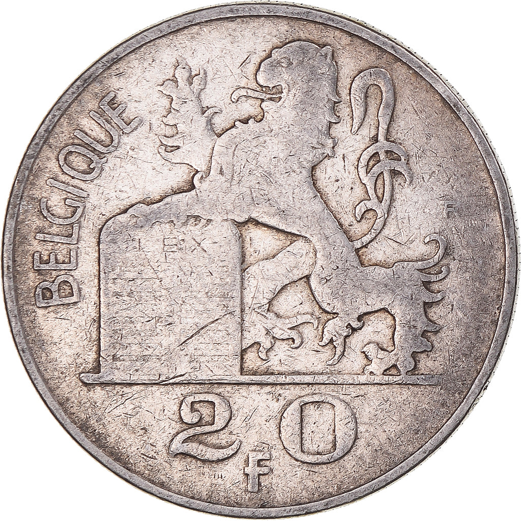 Monnaie, Belgique, Régence Prince Charles, 20 Francs, 20 Frank, 1950