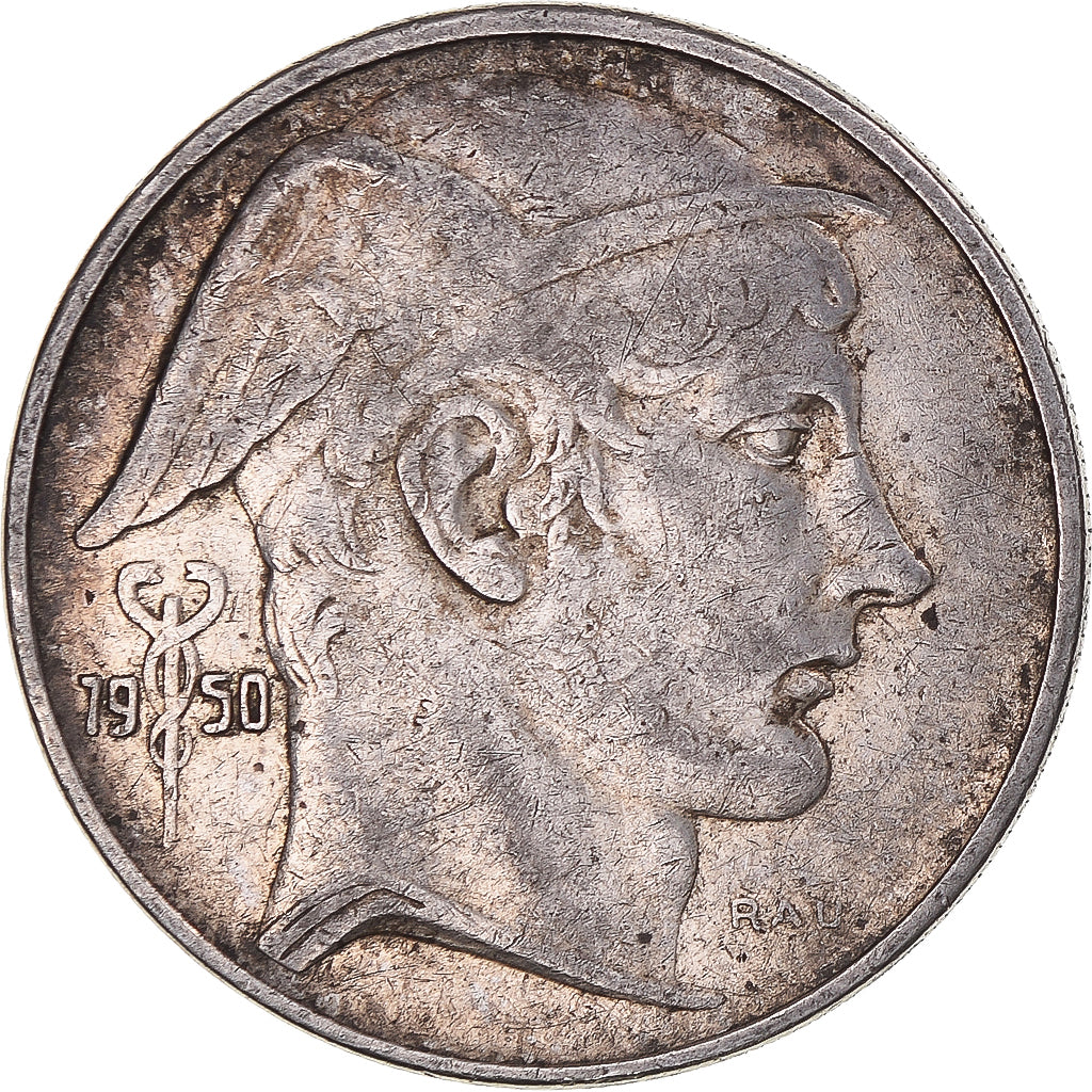 Moeda, Bélgica, Régence Prince Charles, 20 Francs, 20 Frank, 1950, Brussels