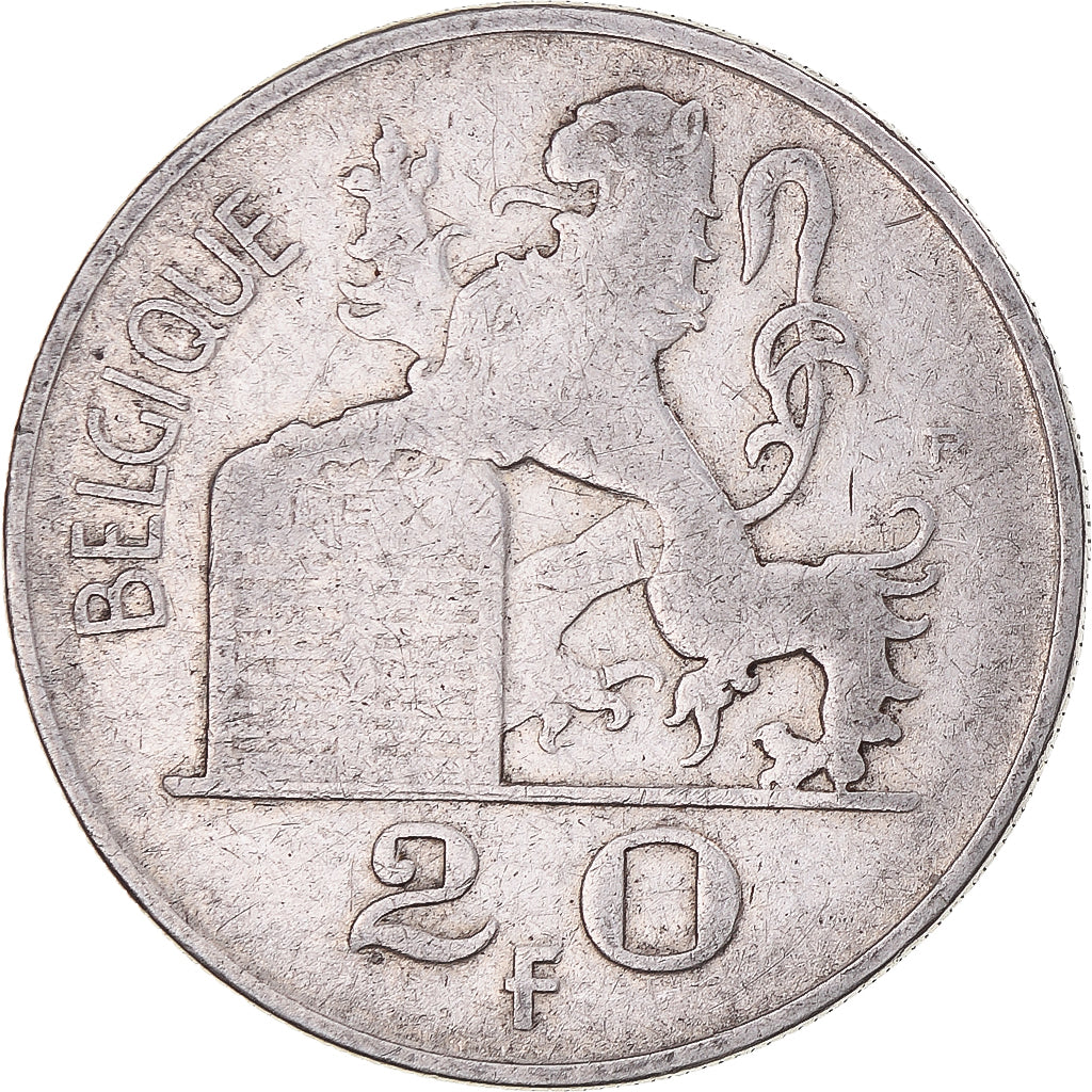 Monnaie, Belgique, Régence Prince Charles, 20 Francs, 20 Frank, 1950