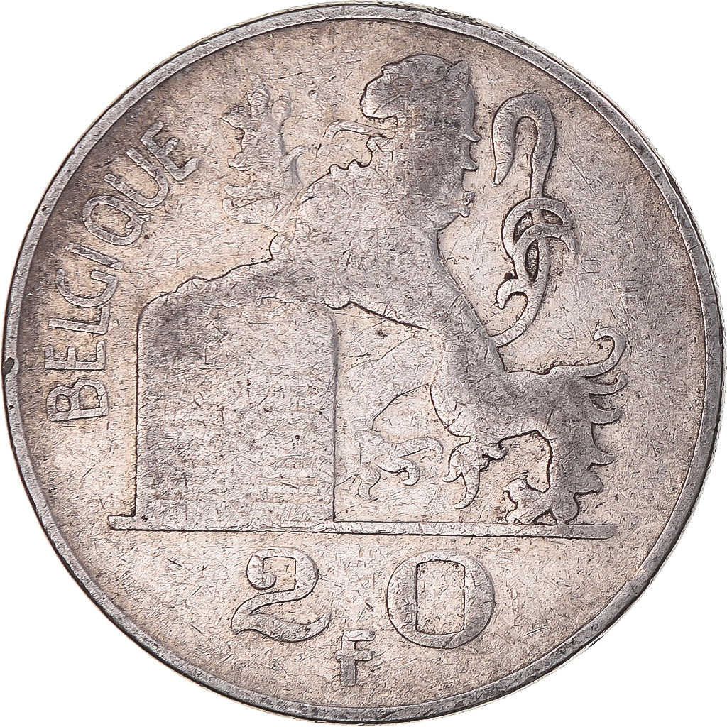 Coin, Belgium, Régence Prince Charles, 20 Francs, 20 Frank, 1950, Brussels